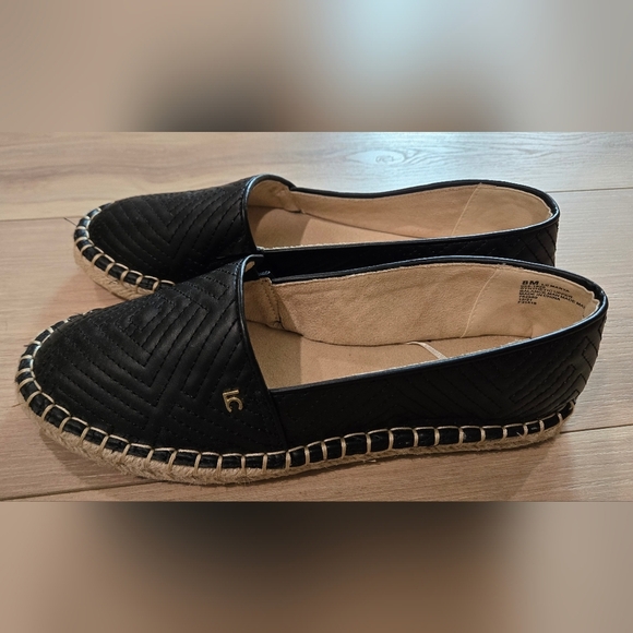 Liz Claiborne LC Marta Black Quilted Slip-On Loafers NWOB - Picture 4 of 7